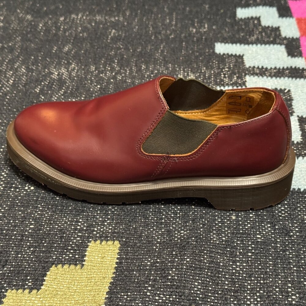 Dr. Martens Louis Gusset Slip-On Oxford Shoes, Oxblood, US M4/US L5/EU36/UK3